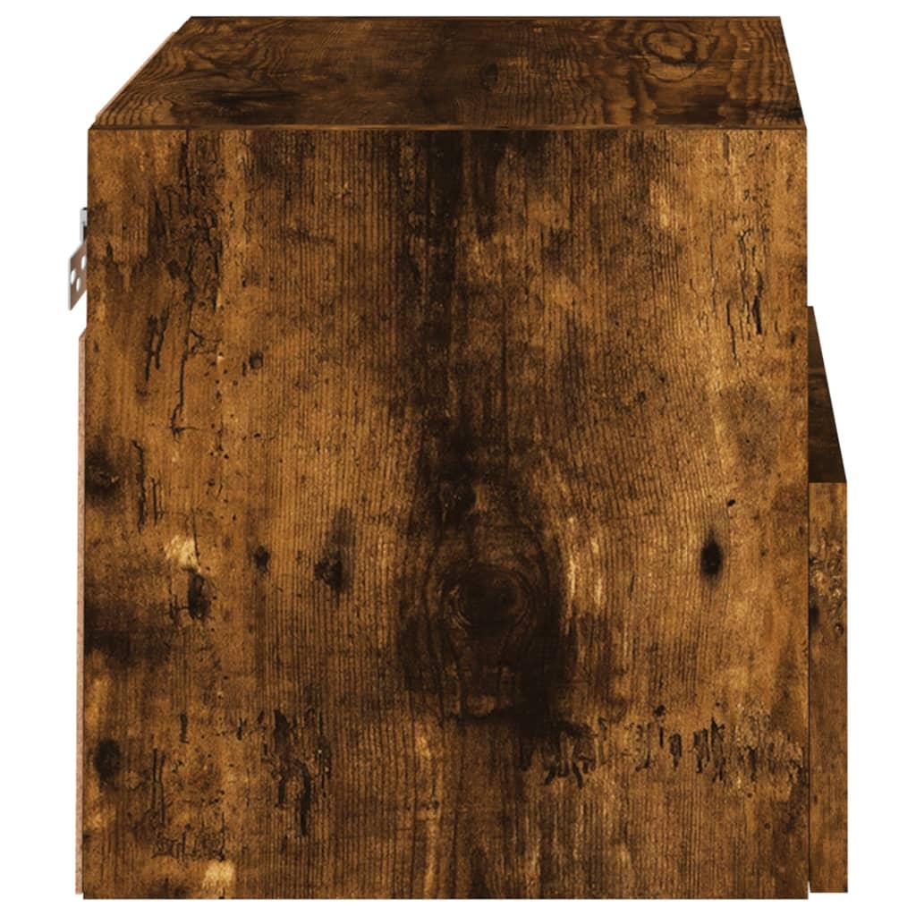 vidaXL TV Wall Cabinets 2 pcs Smoked Oak 40x30x30 cm Engineered Wood