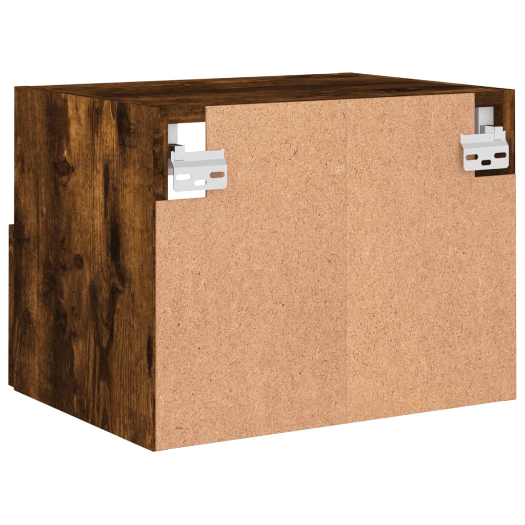 vidaXL TV Wall Cabinets 2 pcs Smoked Oak 40x30x30 cm Engineered Wood
