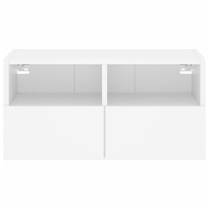 vidaXL TV Wall Cabinet White 60x30x30 cm Engineered Wood