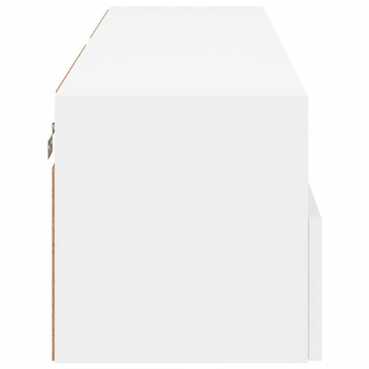 vidaXL TV Wall Cabinets 2 pcs White 60x30x30 cm Engineered Wood