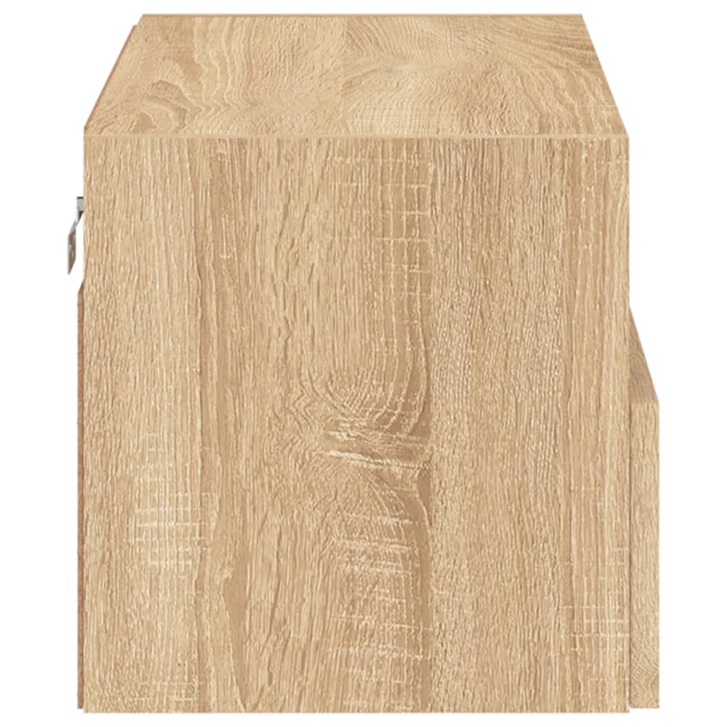 vidaXL TV Wall Cabinet Sonoma Oak 60x30x30 cm Engineered Wood