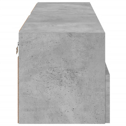 vidaXL TV Wall Cabinets 2 pcs Concrete Grey 60x30x30 cm Engineered Wood