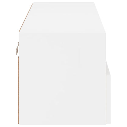 vidaXL TV Wall Cabinet White 100x30x30 cm Engineered Wood