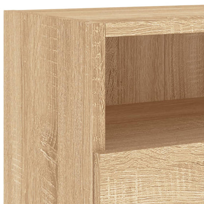 vidaXL TV Wall Cabinet Sonoma Oak 100x30x30 cm Engineered Wood