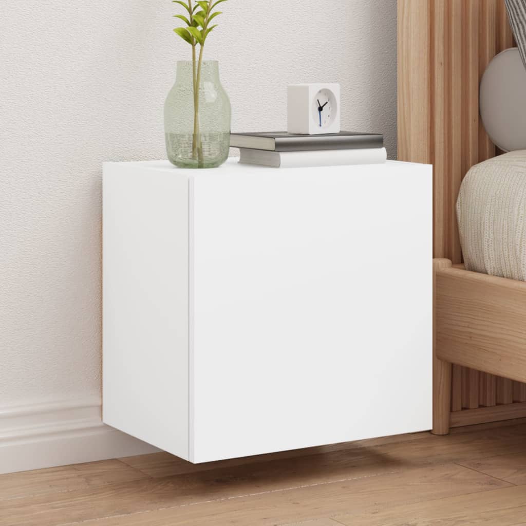 vidaXL TV Wall Cabinets 2 pcs White 40.5x30x40 cm Engineered Wood