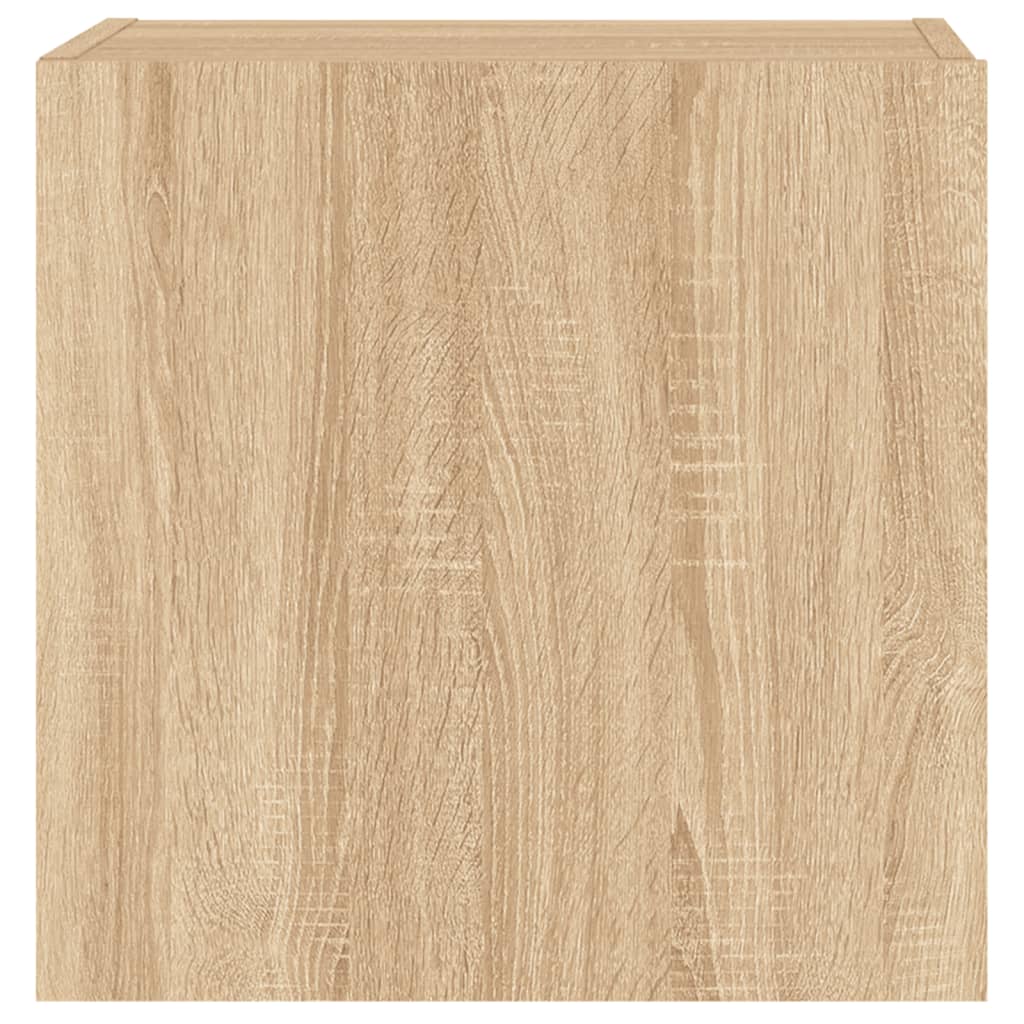 vidaXL TV Wall Cabinet Sonoma Oak 40.5x30x40 cm Engineered Wood