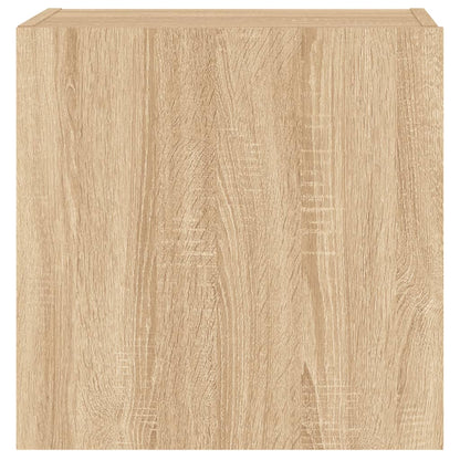 vidaXL TV Wall Cabinet Sonoma Oak 40.5x30x40 cm Engineered Wood