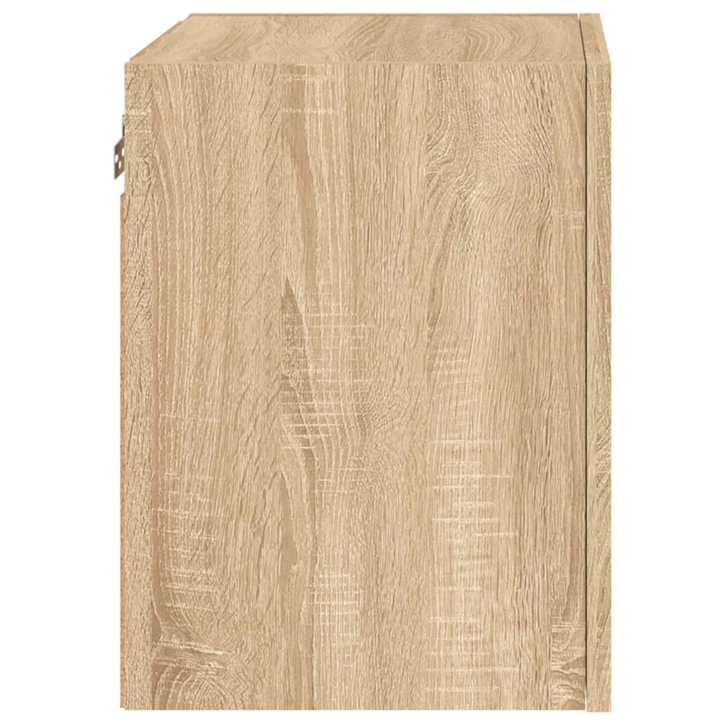 vidaXL TV Wall Cabinet Sonoma Oak 40.5x30x40 cm Engineered Wood