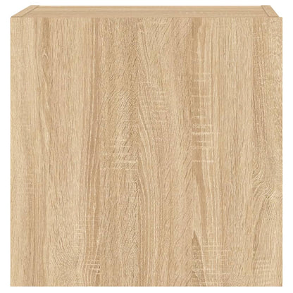 vidaXL TV Wall Cabinets 2 pcs Sonoma Oak 40.5x30x40 cm Engineered Wood