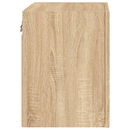 vidaXL TV Wall Cabinets 2 pcs Sonoma Oak 40.5x30x40 cm Engineered Wood