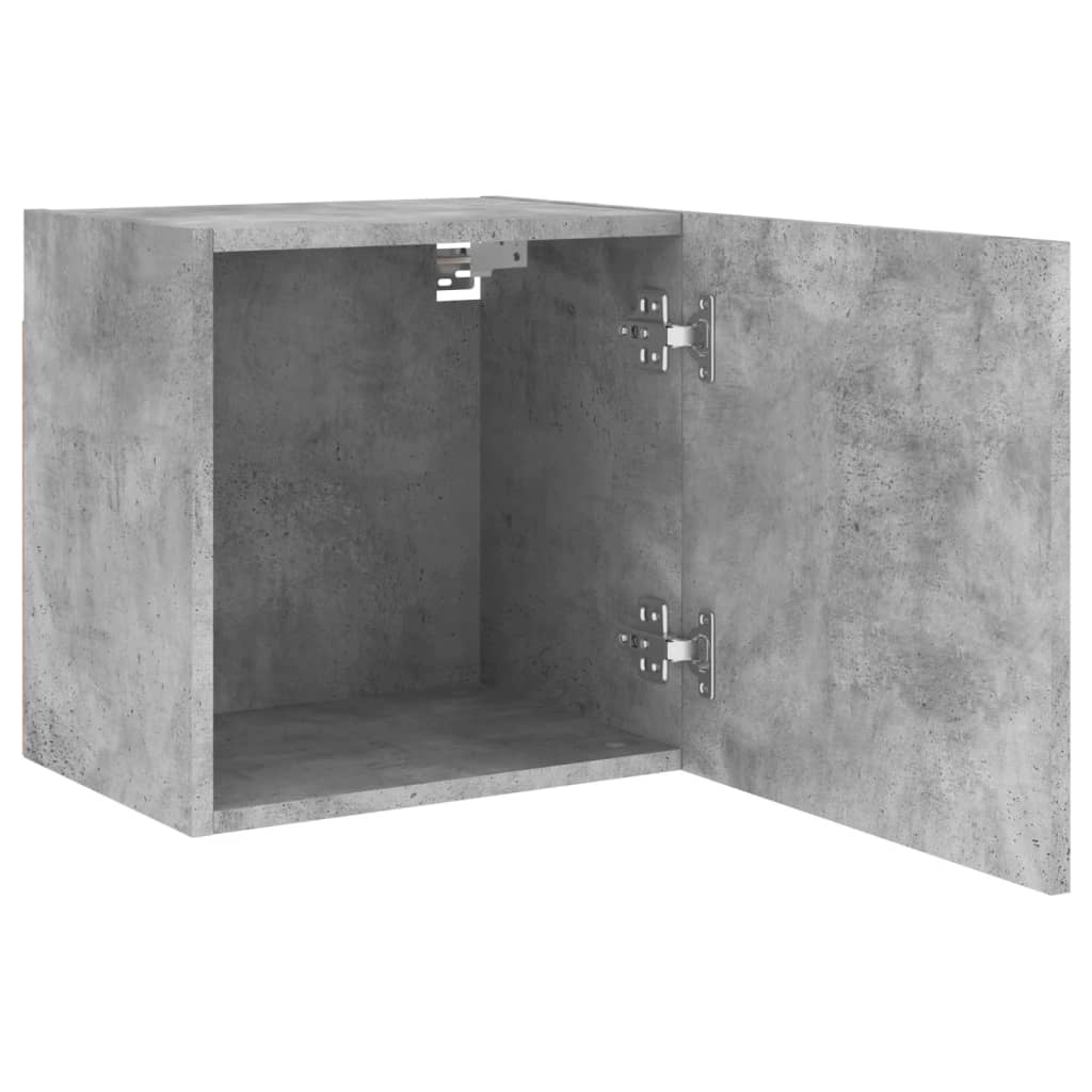 vidaXL TV Wall Cabinet Concrete Grey 40.5x30x40 cm Engineered Wood