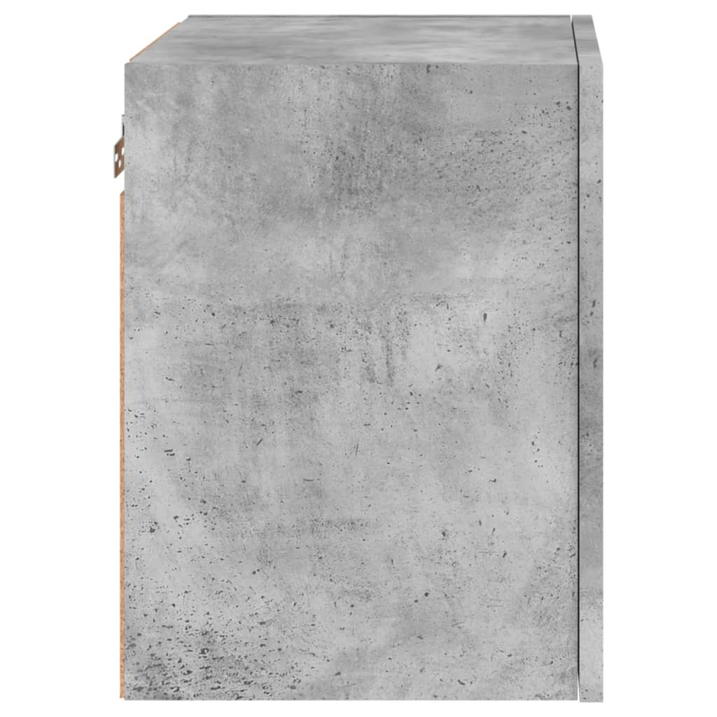 vidaXL TV Wall Cabinet Concrete Grey 40.5x30x40 cm Engineered Wood