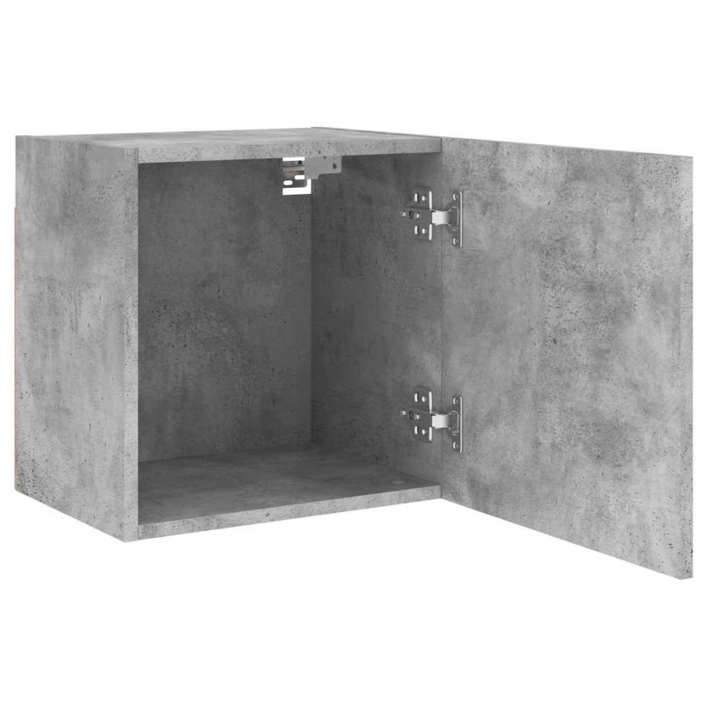 vidaXL TV Wall Cabinets 2 pcs Concrete Grey 40.5x30x40 cm Engineered Wood