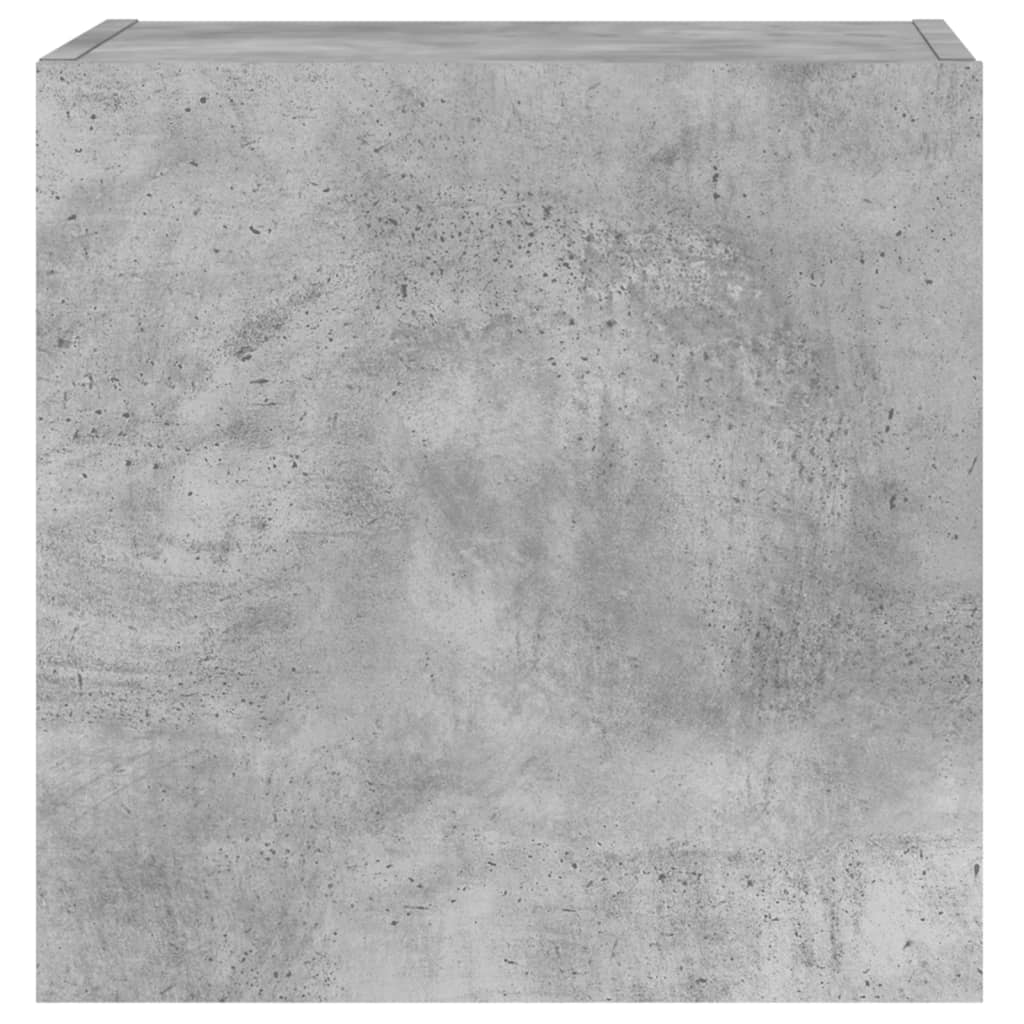 vidaXL TV Wall Cabinets 2 pcs Concrete Grey 40.5x30x40 cm Engineered Wood