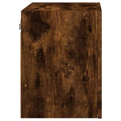vidaXL TV Wall Cabinets 2 pcs Smoked Oak 40.5x30x40 cm Engineered Wood