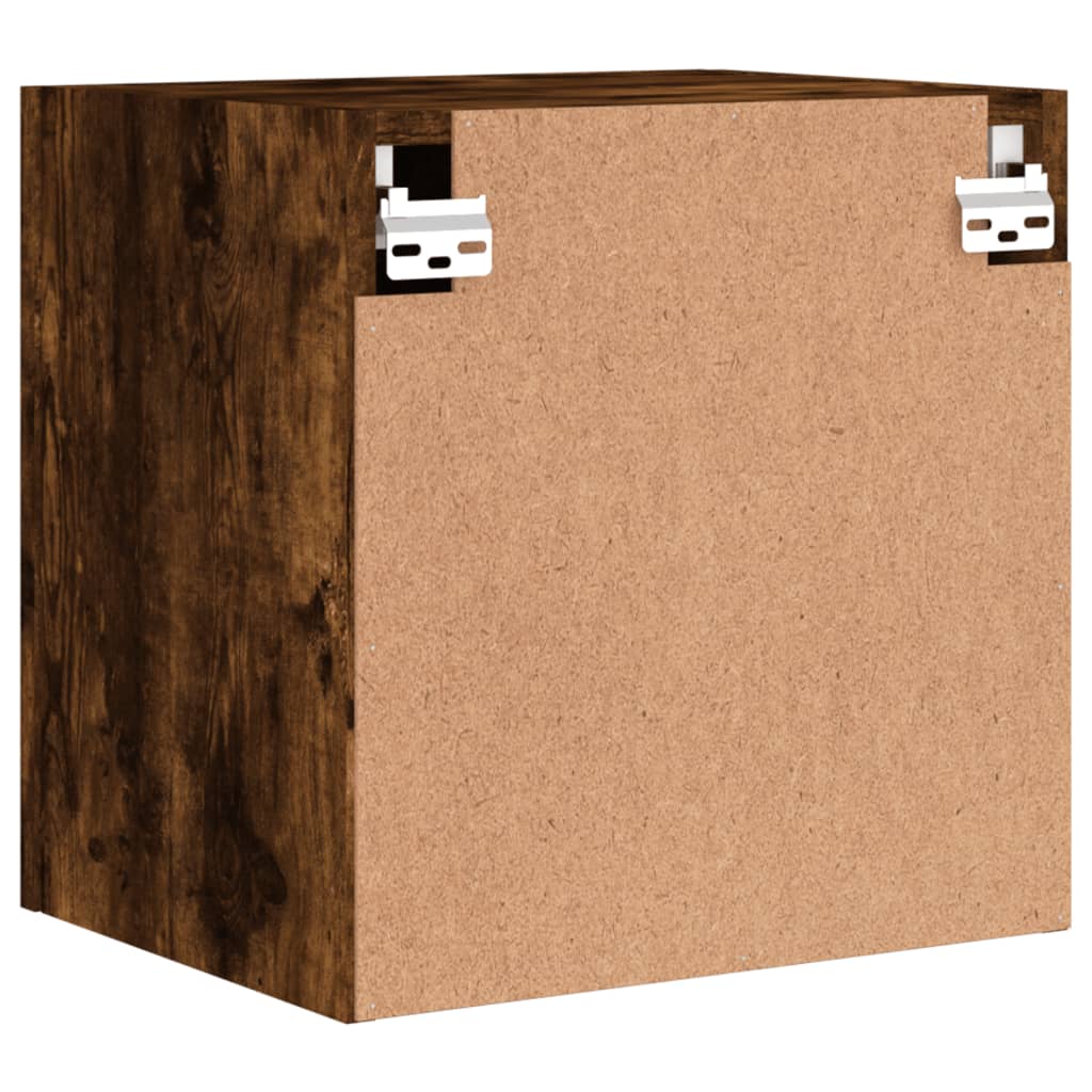 vidaXL TV Wall Cabinets 2 pcs Smoked Oak 40.5x30x40 cm Engineered Wood