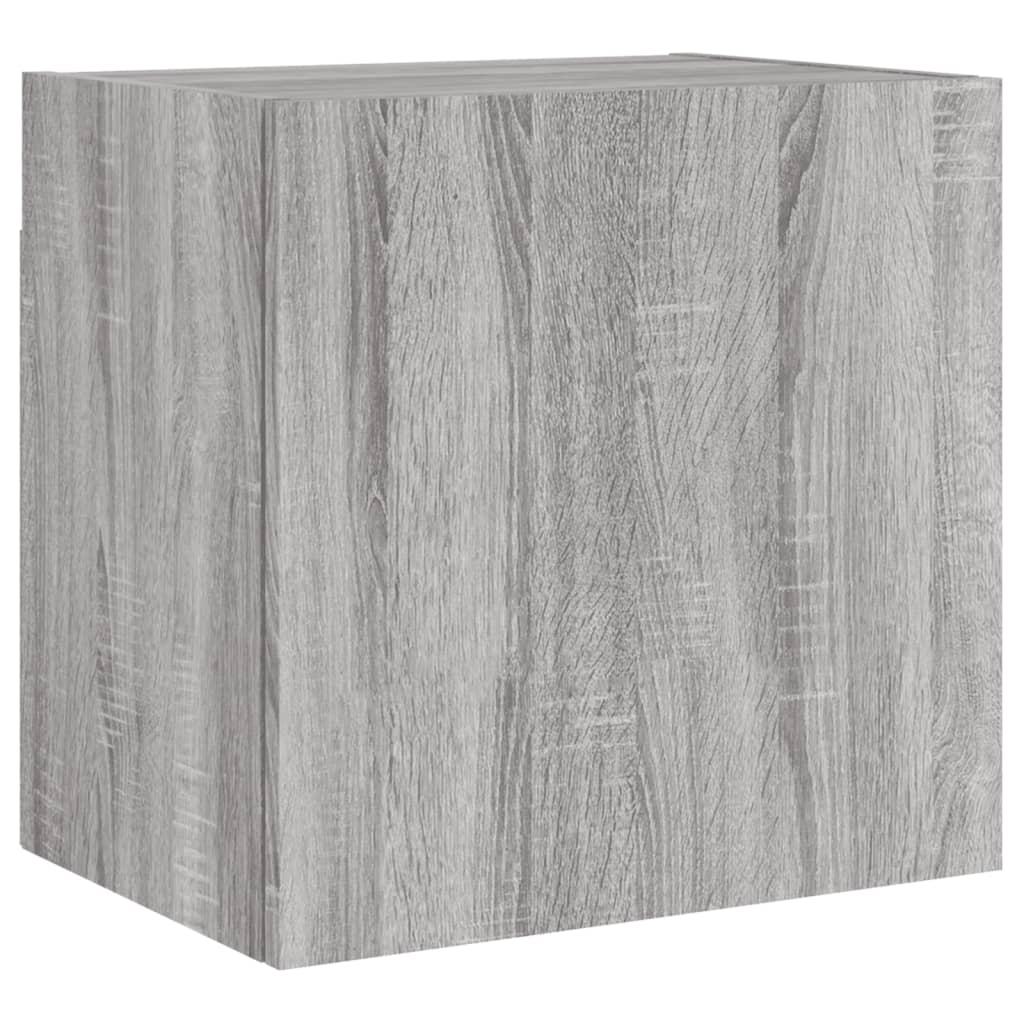 vidaXL TV Wall Cabinet Grey Sonoma 40.5x30x40 cm Engineered Wood