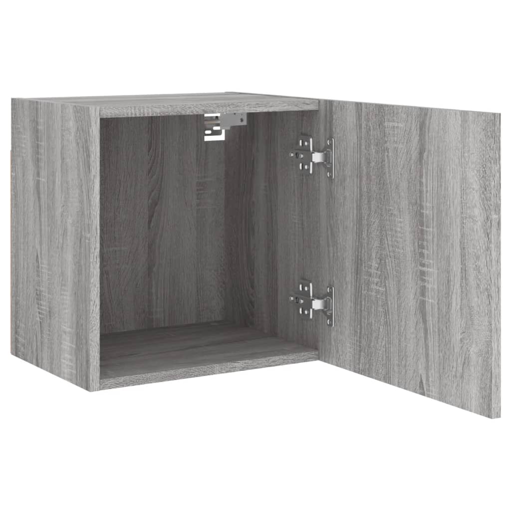 vidaXL TV Wall Cabinet Grey Sonoma 40.5x30x40 cm Engineered Wood