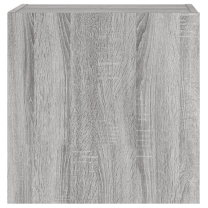 vidaXL TV Wall Cabinet Grey Sonoma 40.5x30x40 cm Engineered Wood
