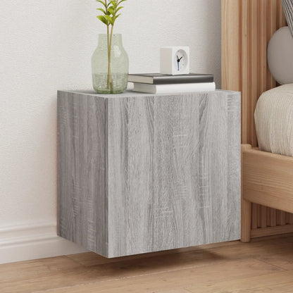 vidaXL TV Wall Cabinet Grey Sonoma 40.5x30x40 cm Engineered Wood