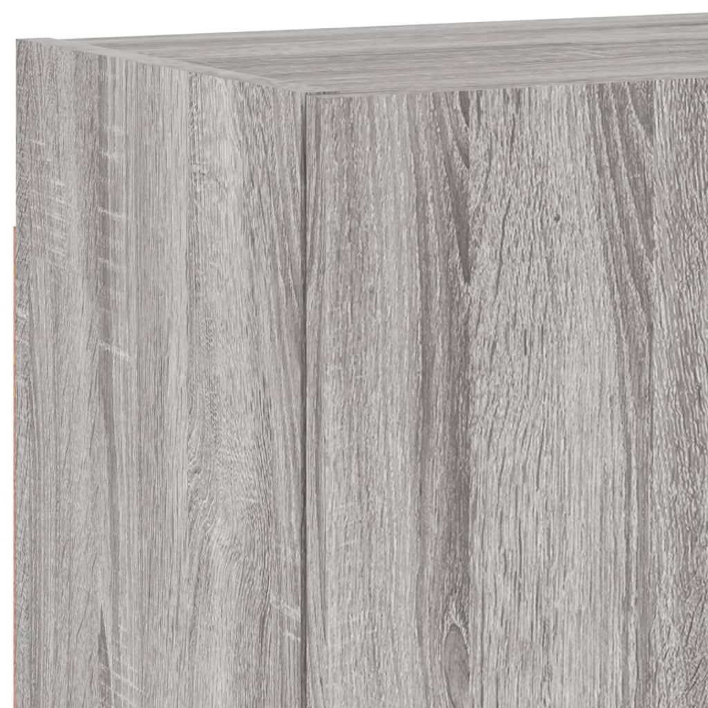 vidaXL TV Wall Cabinets 2 pcs Grey Sonoma 40.5x30x40cm Engineered Wood