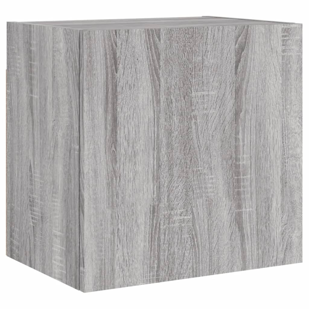 vidaXL TV Wall Cabinets 2 pcs Grey Sonoma 40.5x30x40 cm Engineered Wood