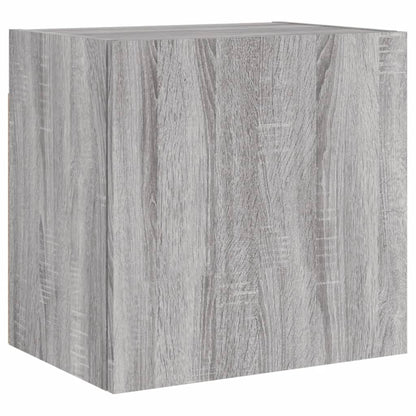 vidaXL TV Wall Cabinets 2 pcs Grey Sonoma 40.5x30x40 cm Engineered Wood