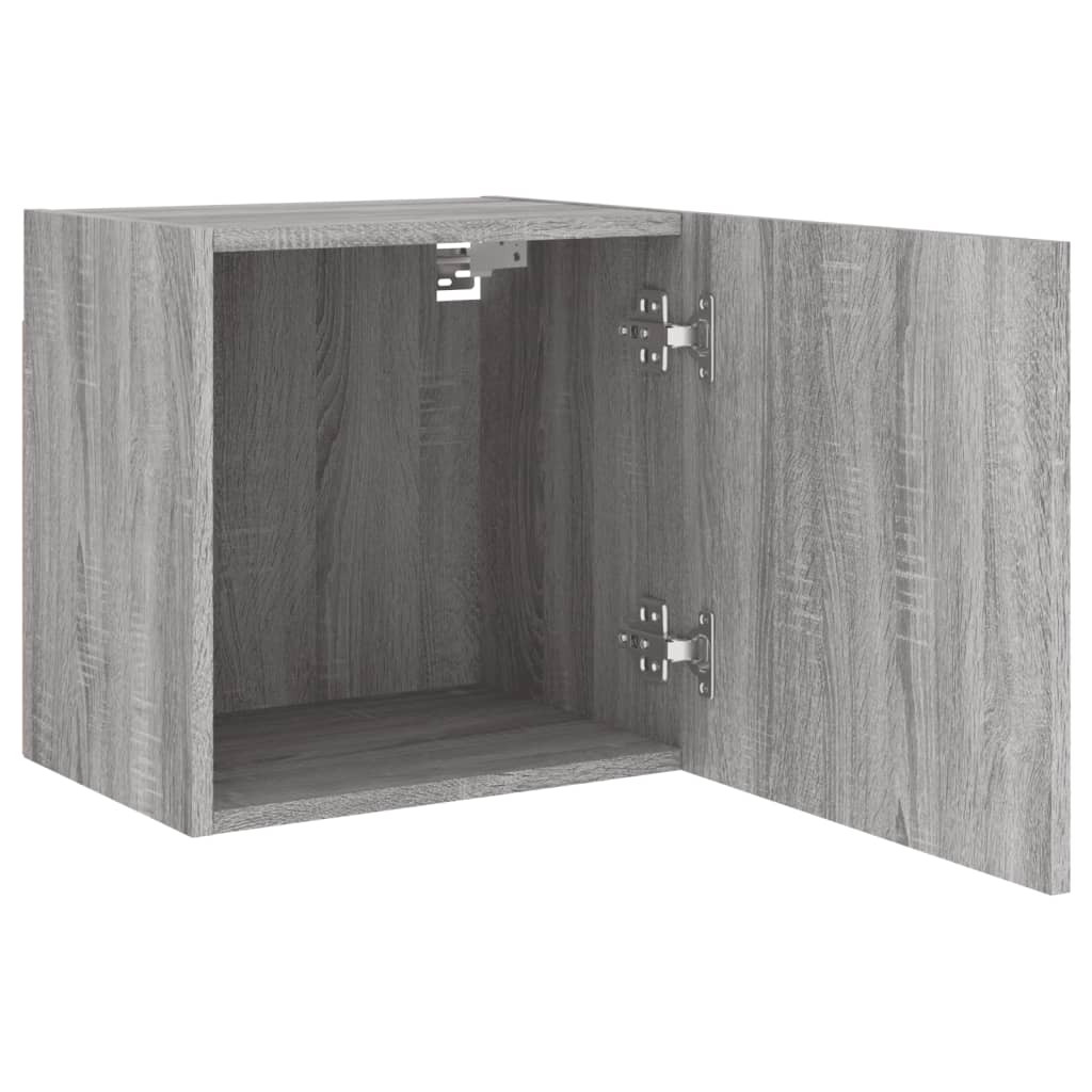 vidaXL TV Wall Cabinets 2 pcs Grey Sonoma 40.5x30x40 cm Engineered Wood