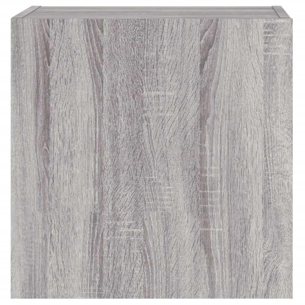 vidaXL TV Wall Cabinets 2 pcs Grey Sonoma 40.5x30x40 cm Engineered Wood