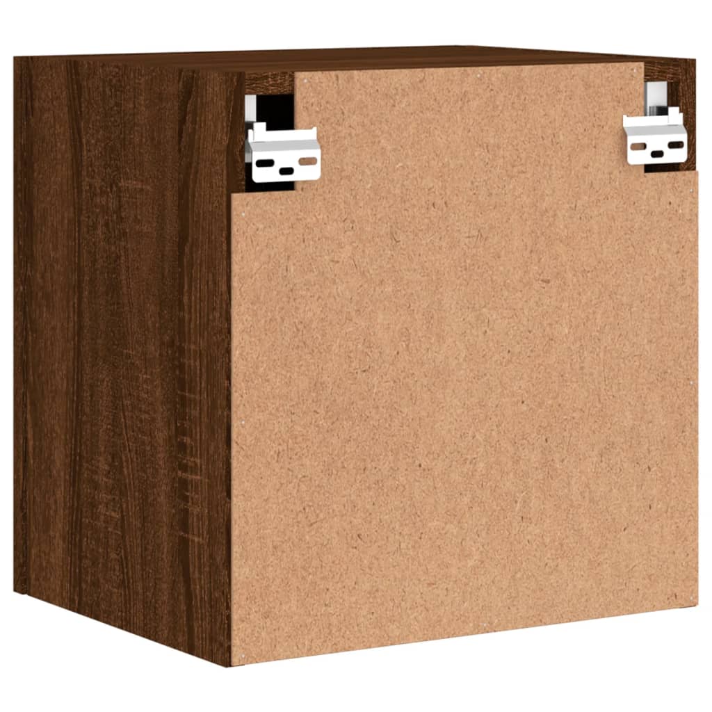 vidaXL TV Wall Cabinets 2 pcs Brown Oak 40.5x30x40 cm Engineered Wood