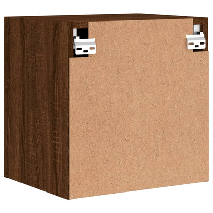 vidaXL TV Wall Cabinets 2 pcs Brown Oak 40.5x30x40 cm Engineered Wood