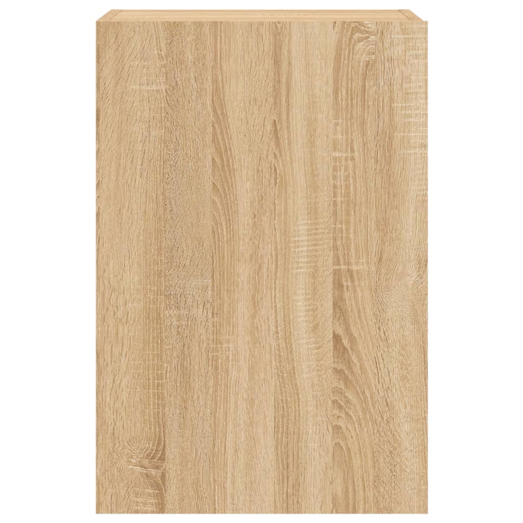 vidaXL TV Wall Cabinet Sonoma Oak 40.5x30x60 cm Engineered Wood
