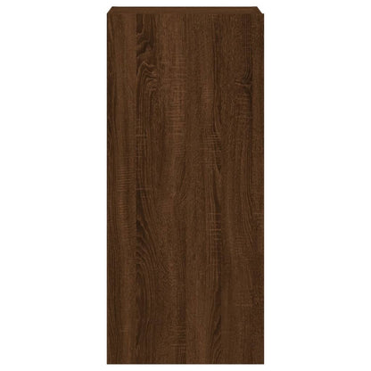 vidaXL TV Wall Cabinet Brown Oak 40.5x30x90 cm Engineered Wood