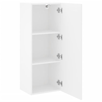 vidaXL TV Wall Cabinet White 40.5x30x102 cm Engineered Wood