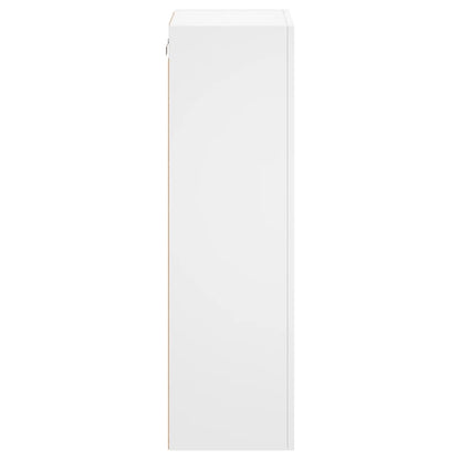 vidaXL TV Wall Cabinet White 40.5x30x102 cm Engineered Wood