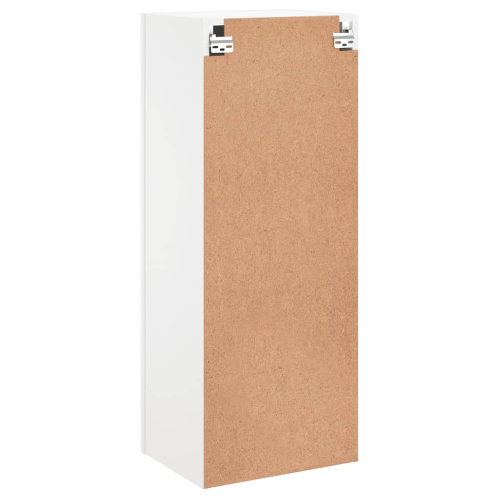 vidaXL TV Wall Cabinet White 40.5x30x102 cm Engineered Wood