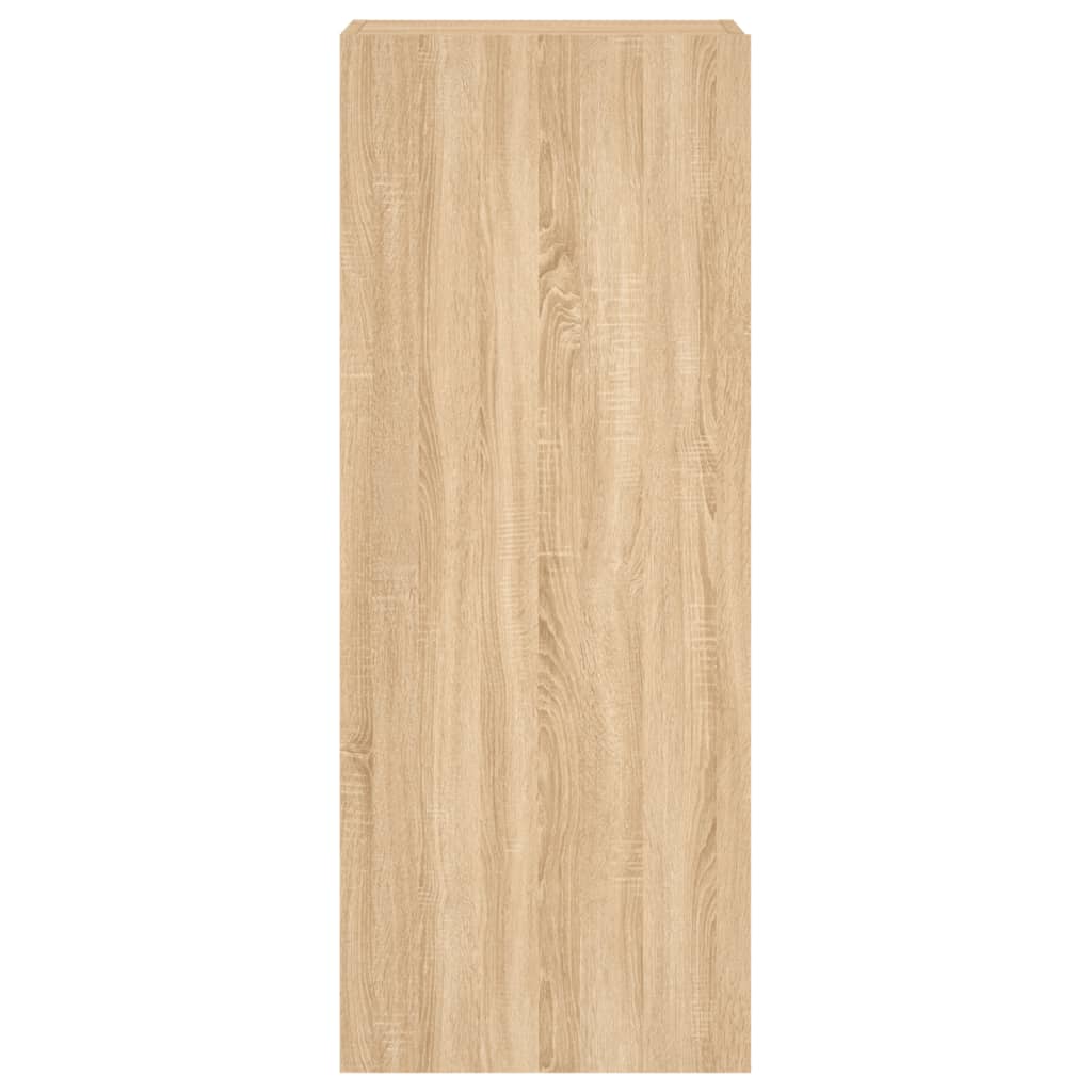 vidaXL TV Wall Cabinet Sonoma Oak 40.5x30x102 cm Engineered Wood