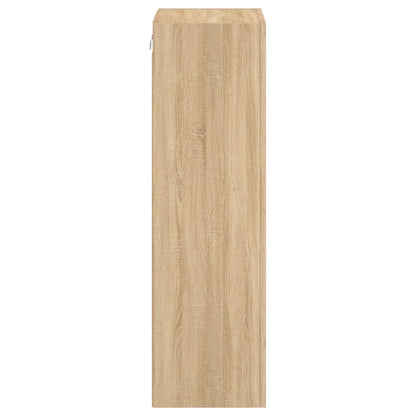 vidaXL TV Wall Cabinet Sonoma Oak 40.5x30x102 cm Engineered Wood
