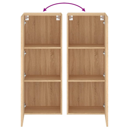 vidaXL TV Wall Cabinet Sonoma Oak 40.5x30x102 cm Engineered Wood