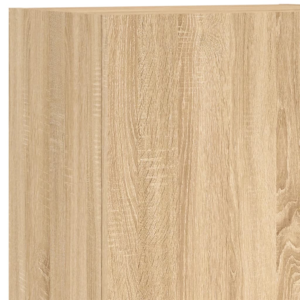 vidaXL TV Wall Cabinet Sonoma Oak 40.5x30x102 cm Engineered Wood