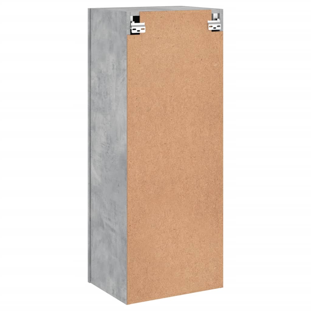 vidaXL TV Wall Cabinet Concrete Grey 40.5x30x102 cm Engineered Wood