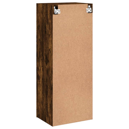 vidaXL TV Wall Cabinet Smoked Oak 40.5x30x102 cm Engineered Wood