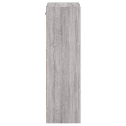 vidaXL TV Wall Cabinet Grey Sonoma 40.5x30x102 cm Engineered Wood