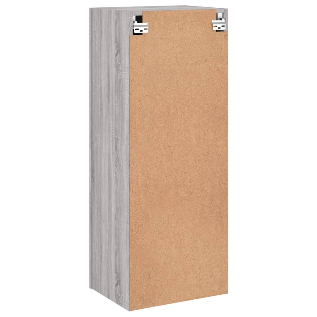 vidaXL TV Wall Cabinet Grey Sonoma 40.5x30x102 cm Engineered Wood