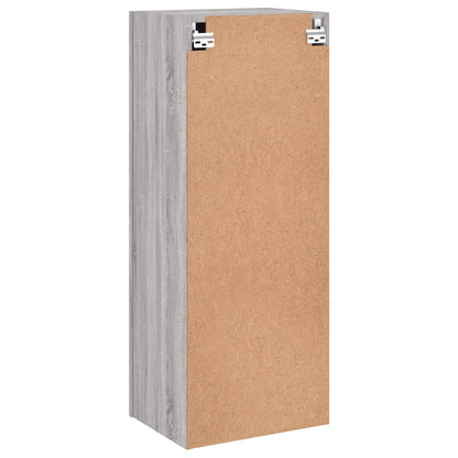 vidaXL TV Wall Cabinet Grey Sonoma 40.5x30x102 cm Engineered Wood