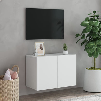 vidaXL TV Cabinet Wall-mounted White 60x30x41 cm