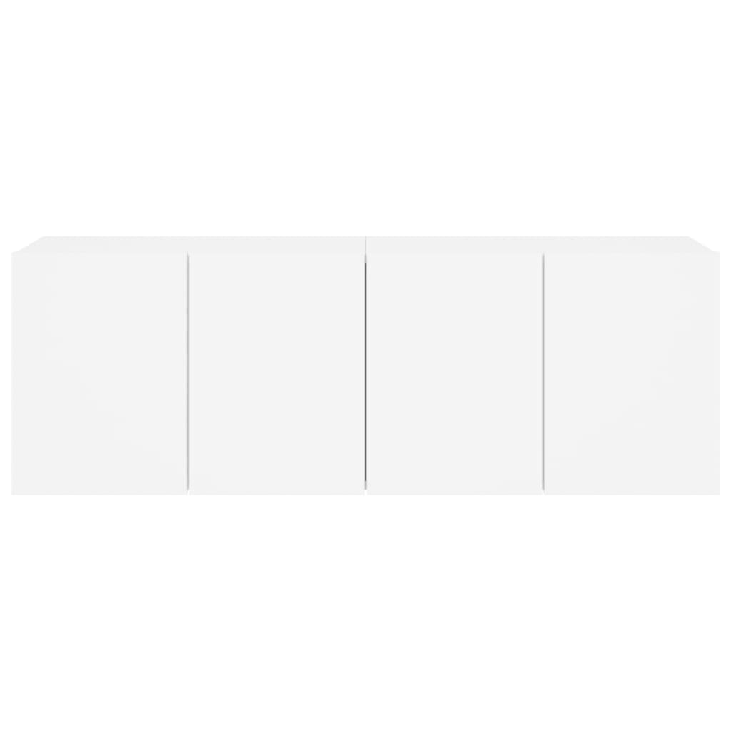 vidaXL TV Cabinets Wall-mounted 2 pcs White 60x30x41 cm
