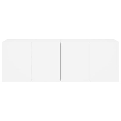 vidaXL TV Cabinets Wall-mounted 2 pcs White 60x30x41 cm
