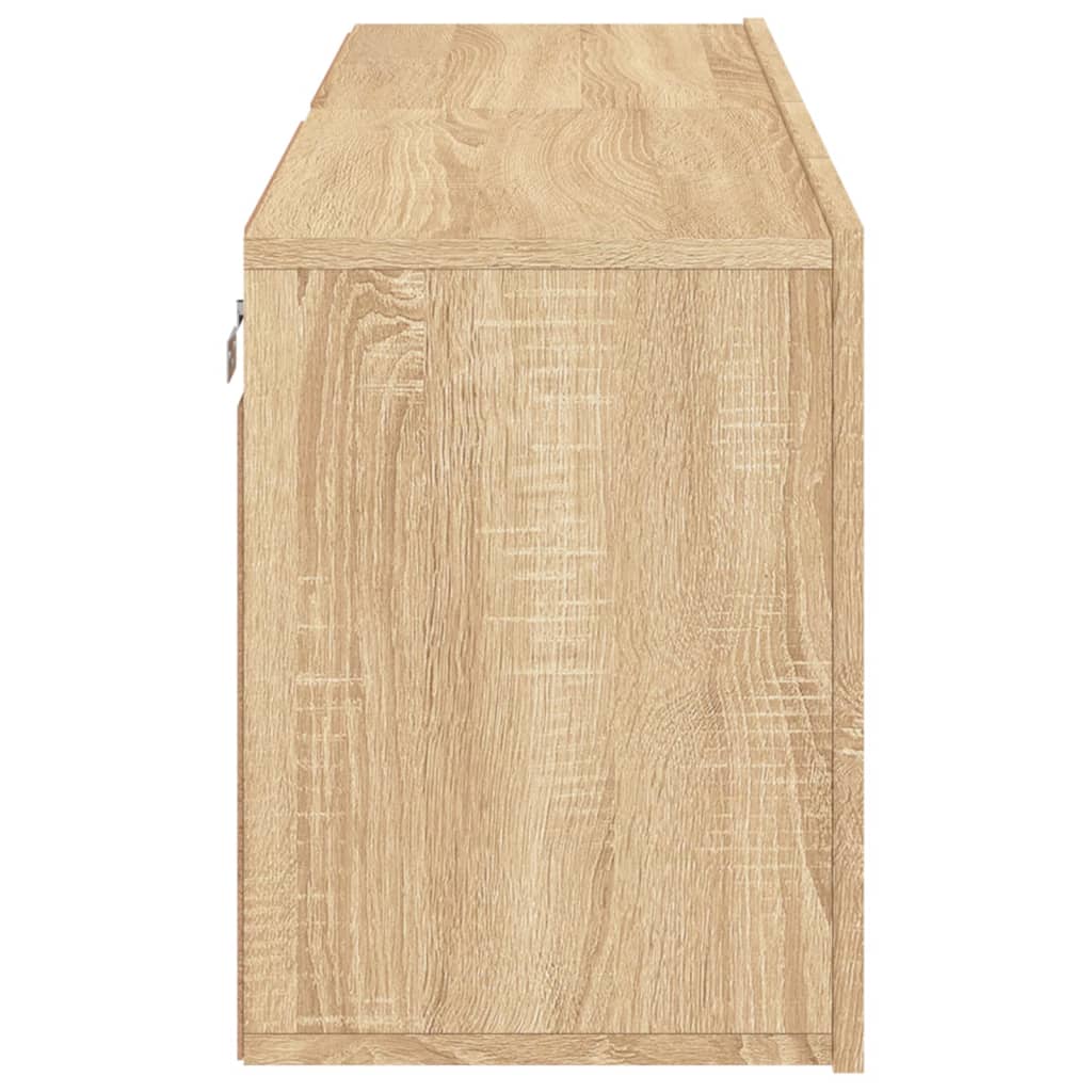 vidaXL 2 Piece Wall-mounted TV Cabinet Set Sonoma Oak 60x30x41 cm