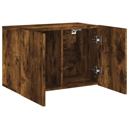 vidaXL TV Cabinet Wall-mounted Smoked Oak 60x30x41 cm
